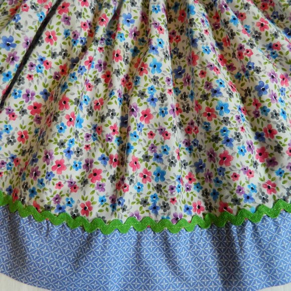 Girls size 4 Dress Matilda Jane Platinum Floral Spring Easter - Picture 3 of 6
